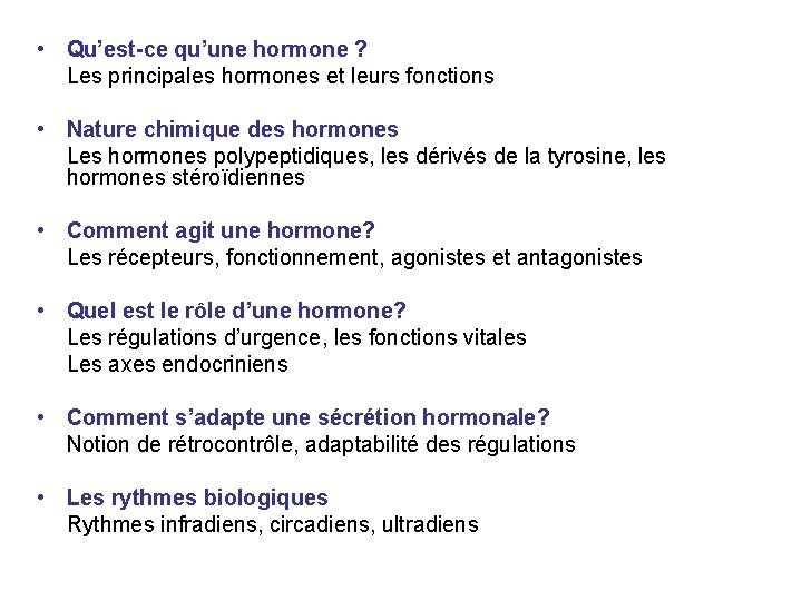  • Qu’est-ce qu’une hormone ? Les principales hormones et leurs fonctions • Nature