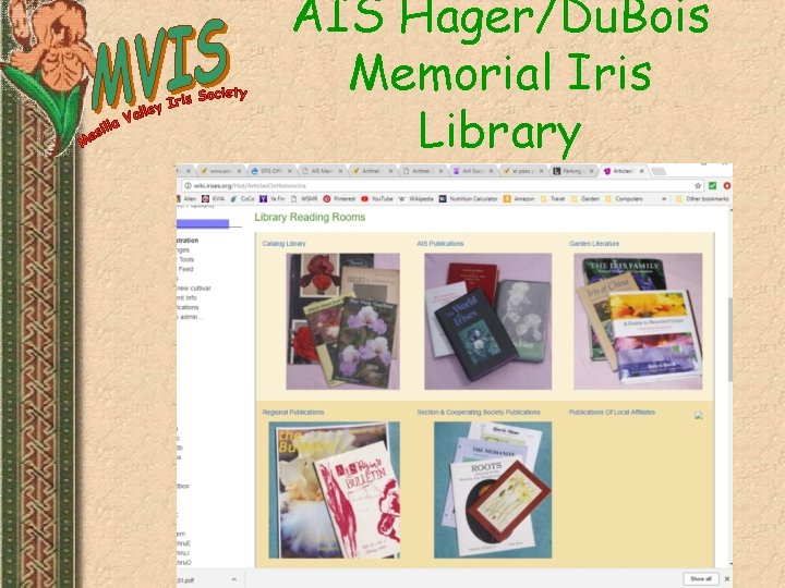 AIS Hager/Du. Bois Memorial Iris Library 