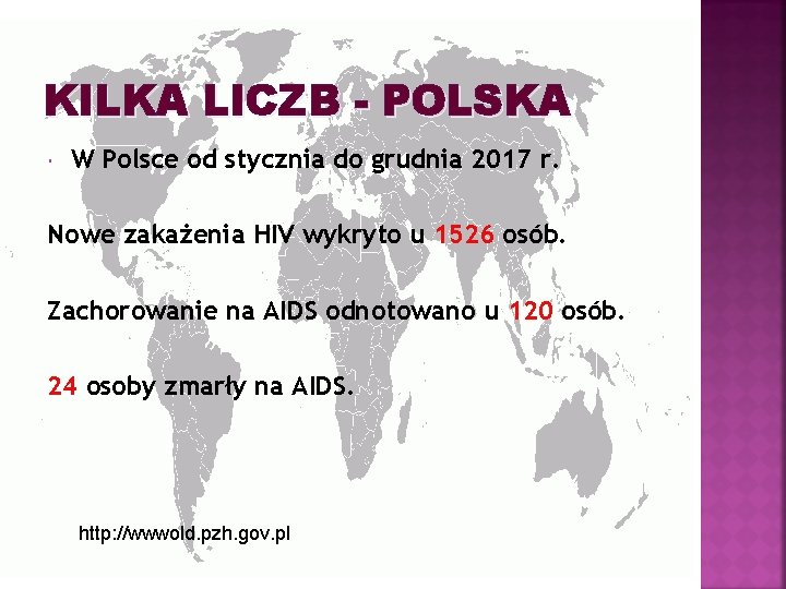 KILKA LICZB - POLSKA W Polsce od stycznia do grudnia 2017 r. Nowe zakażenia