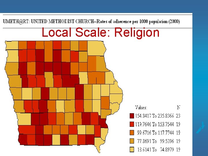 Local Scale: Religion 