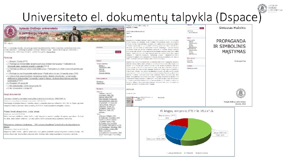 Universiteto el. dokumentų talpykla (Dspace) 