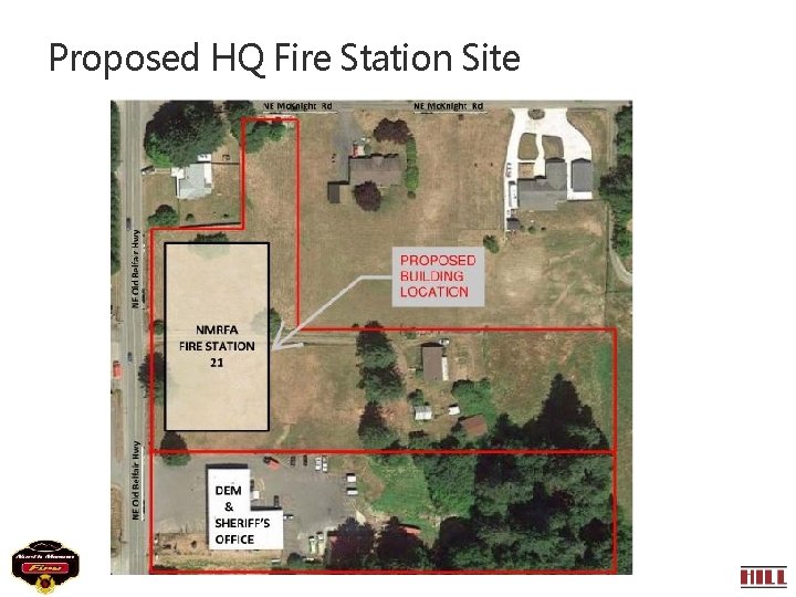 Proposed HQ Fire Station Site Proposed HQ Fire Station Site