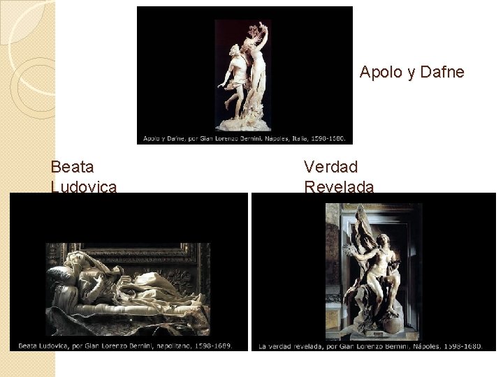 Apolo y Dafne Beata Ludovica Verdad Revelada 