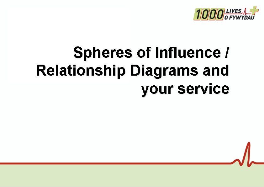 Spheres of Influence / Relationship Diagrams and your service 