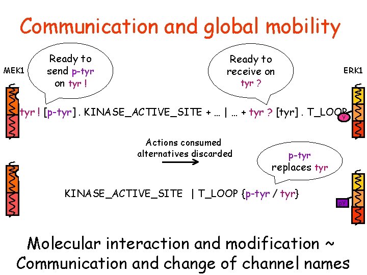 Communication and global mobility MEK 1 Ready to send p-tyr on tyr ! Ready