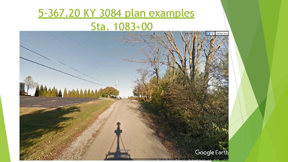 5 -367. 20 KY 3084 plan examples Sta. 1083+00 