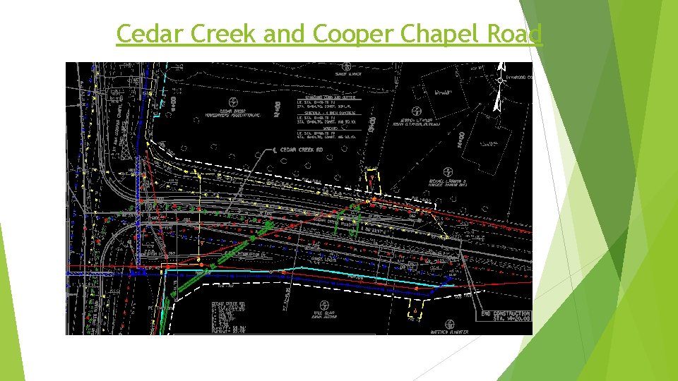 Cedar Creek and Cooper Chapel Road 