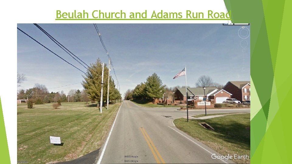 Beulah Church and Adams Run Road 
