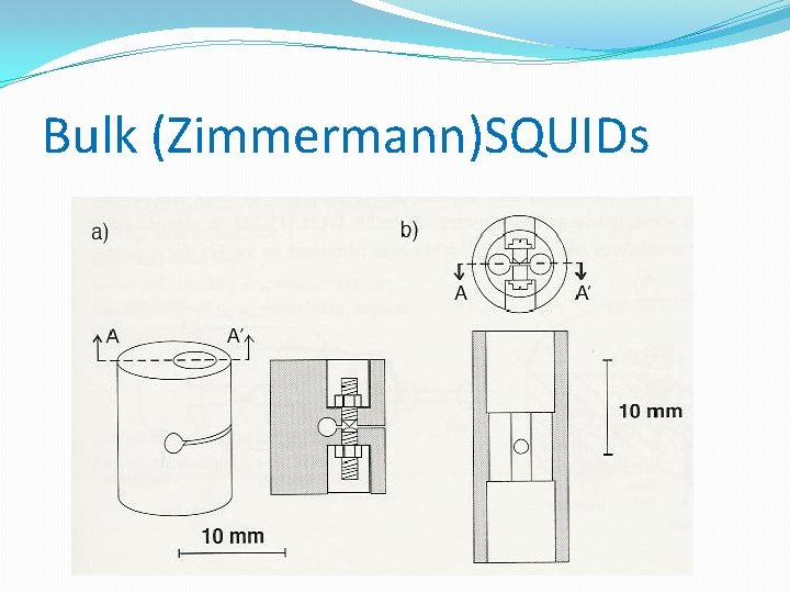 Bulk (Zimmermann)SQUIDs 