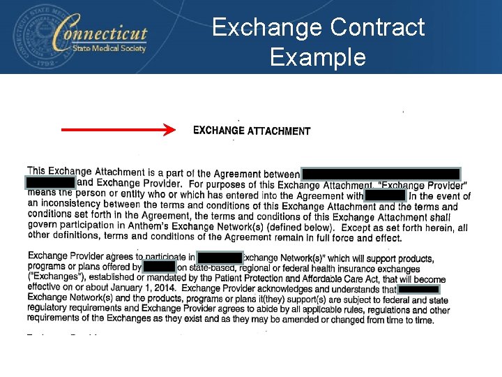 Exchange Contract Example 