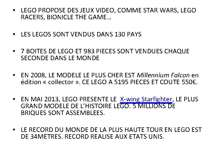  • LEGO PROPOSE DES JEUX VIDEO, COMME STAR WARS, LEGO RACERS, BIONICLE THE