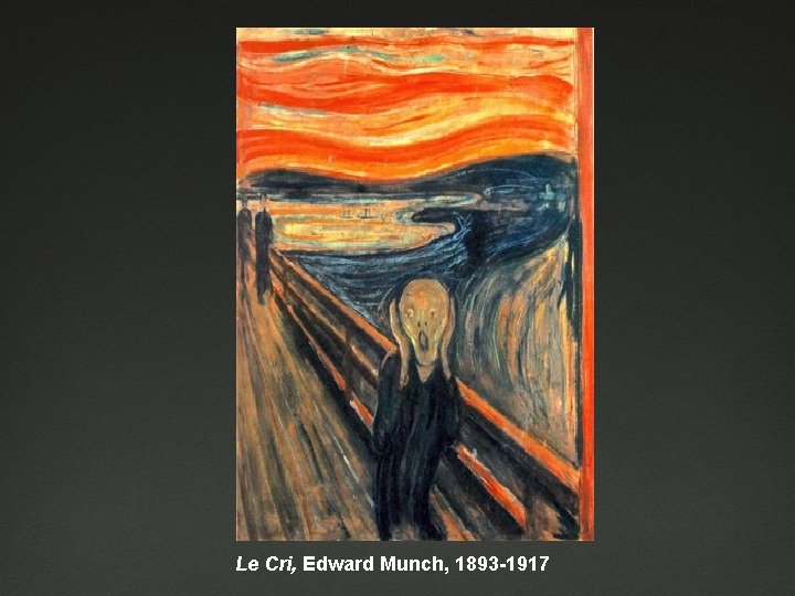 Le Cri, Edward Munch, 1893 -1917 