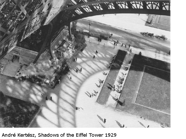 André Kertész, Shadows of the Eiffel Tower 1929 