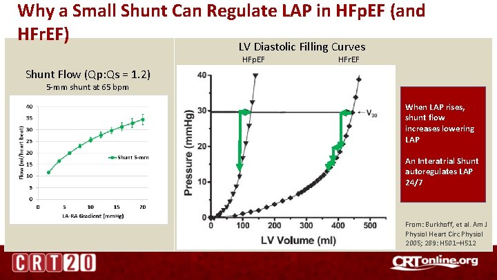 Why a Small Shunt Can Regulate LAP in HFp. EF (and HFr. EF) LV