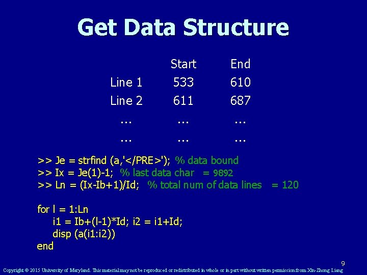 Get Data Structure Line 1 Line 2 Start 533 611 End 610 687 >>