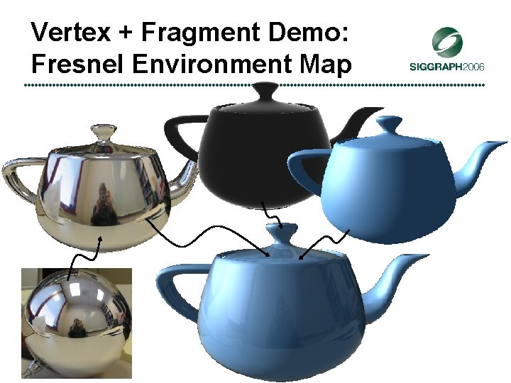 Vertex + Fragment Demo: Fresnel Environment Map 