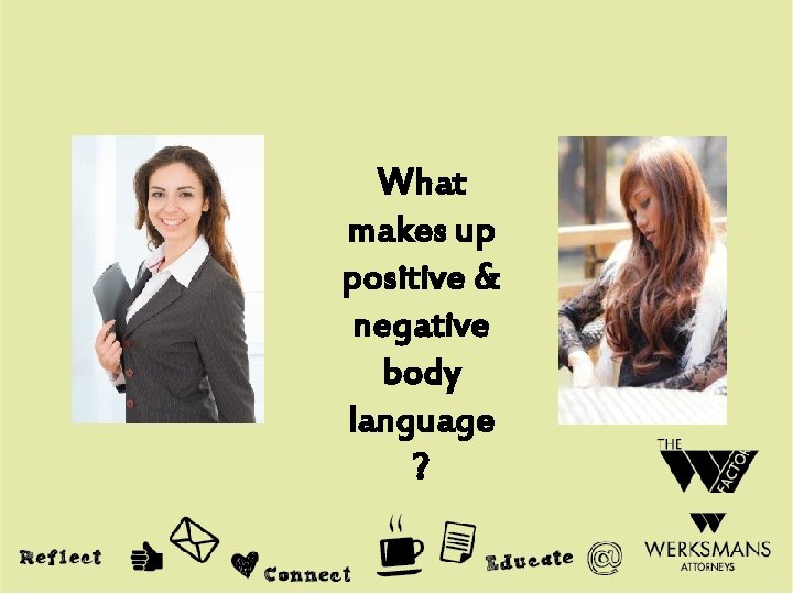 What makes up positive & negative body language ? 