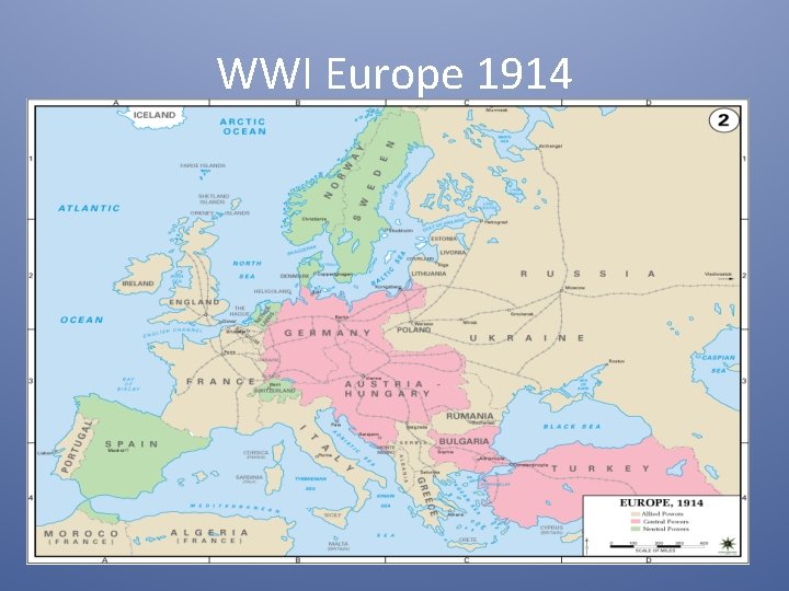 WWI Europe 1914 