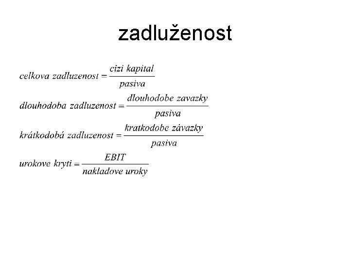 zadluženost 