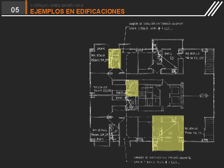 05 INSTALACIONES SANITARIAS EJEMPLOS EN EDIFICACIONES 