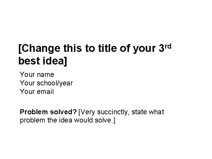 PHIDD/1 -Minute Madness Fall 2016 [Change this to title of your 3 rd best