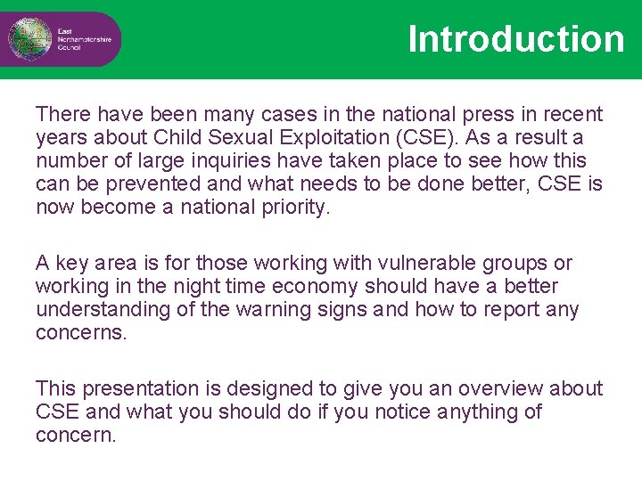 Introduction There have been many cases in the national press in recent years about