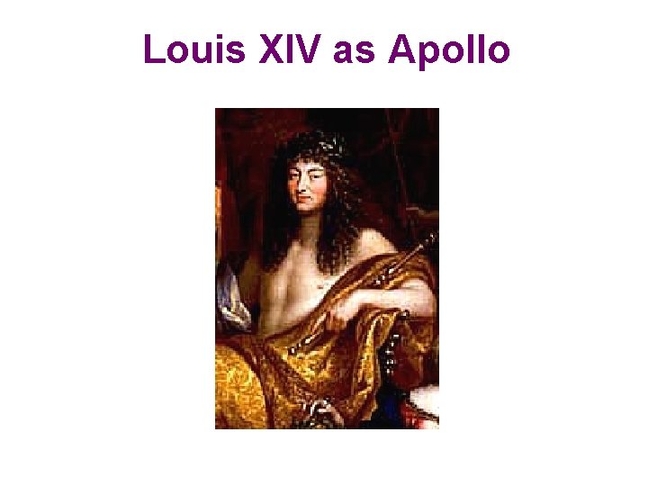Louis XIV as Apollo 