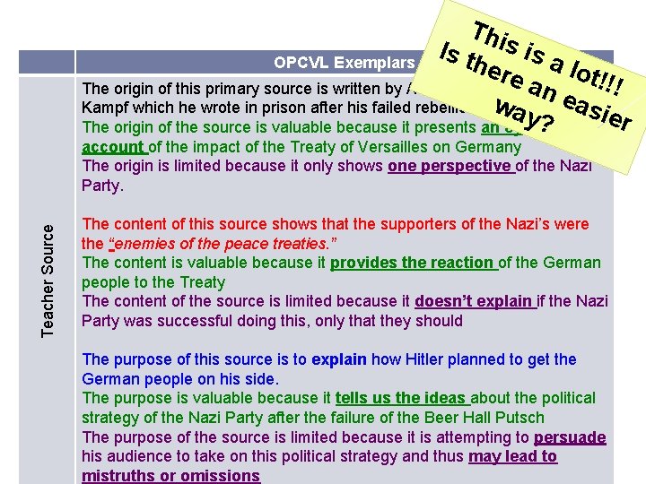 Thi s is I s the OPCVL Exemplars a lo OPCVL Example Table r Thi s is I s the OPCVL Exemplars a lo OPCVL Example Table r