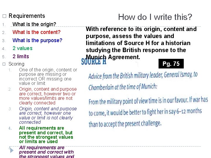 � Requirements 1. What is the origin? 2. What is the content? 3. What � Requirements 1. What is the origin? 2. What is the content? 3. What