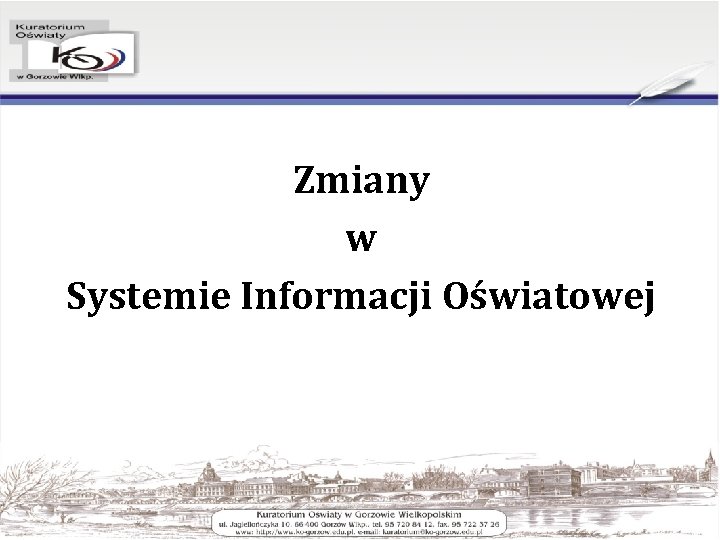 Zmiany w Systemie Informacji Oświatowej 