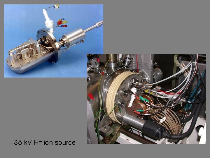 – 35 k. V H– ion source – 35 k. V H– ion source
