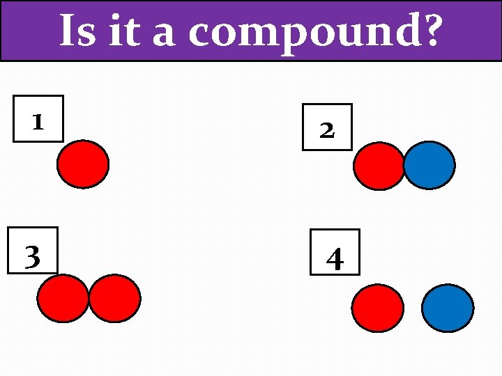 Is it a compound? 1 2 3 4 