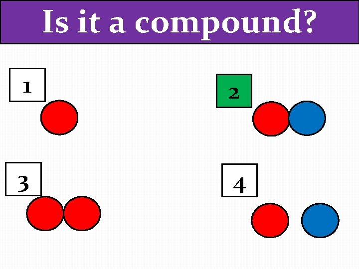 Is it a compound? 1 2 3 4 