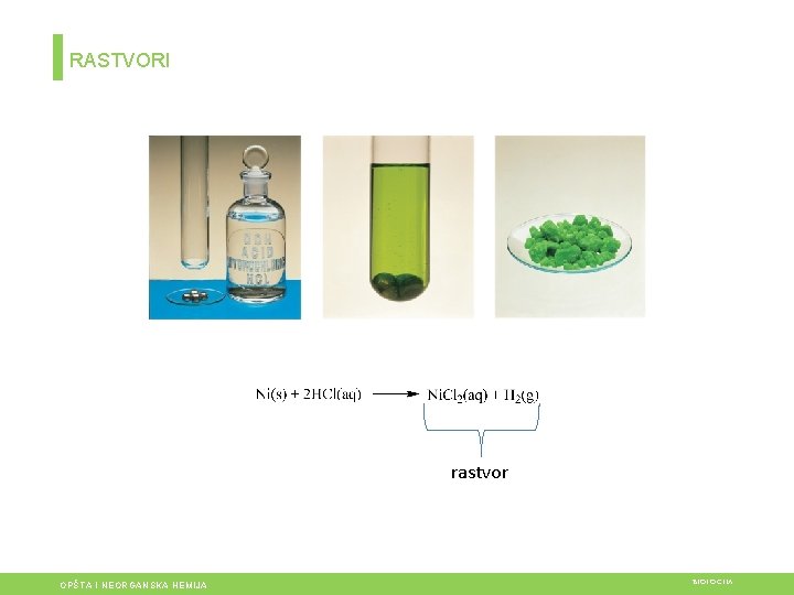 RASTVORI rastvor OPŠTA I NEORGANSKA HEMIJA BIOLOGIJA 