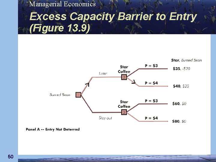 Managerial Economics Excess Capacity Barrier to Entry (Figure 13. 9) 50 