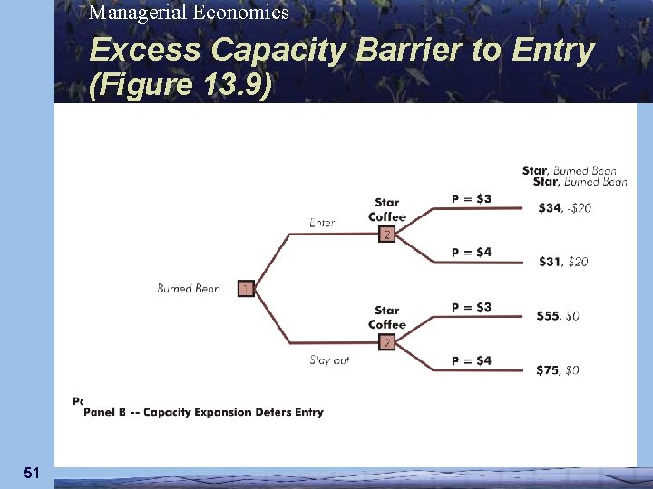 Managerial Economics Excess Capacity Barrier to Entry (Figure 13. 9) 51 