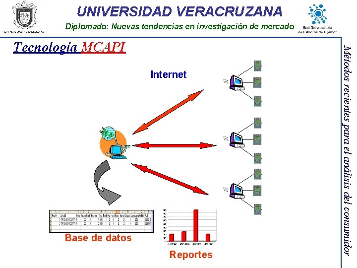 UNIVERSIDAD VERACRUZANA Diplomado: Nuevas tendencias en investigación de mercado Internet Base de datos Reportes