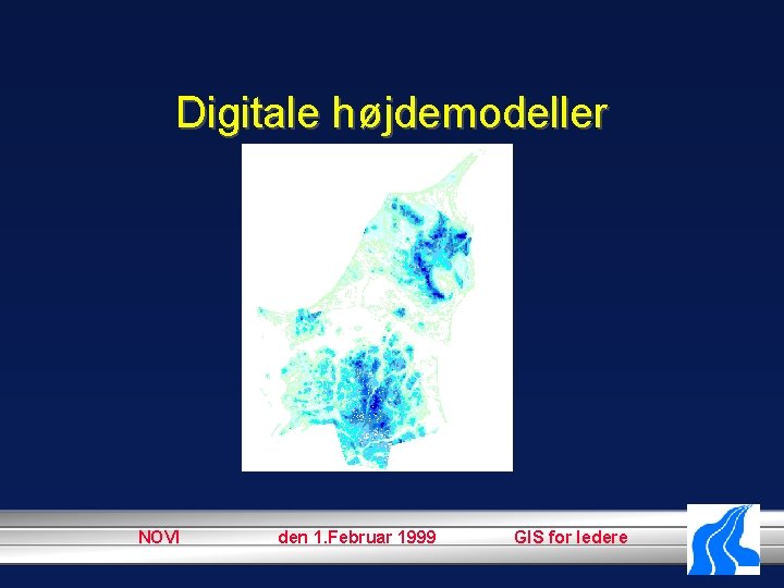 Digitale højdemodeller NOVI den 1. Februar 1999 GIS for ledere 