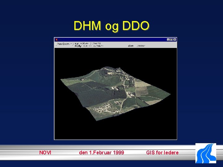 DHM og DDO NOVI den 1. Februar 1999 GIS for ledere 