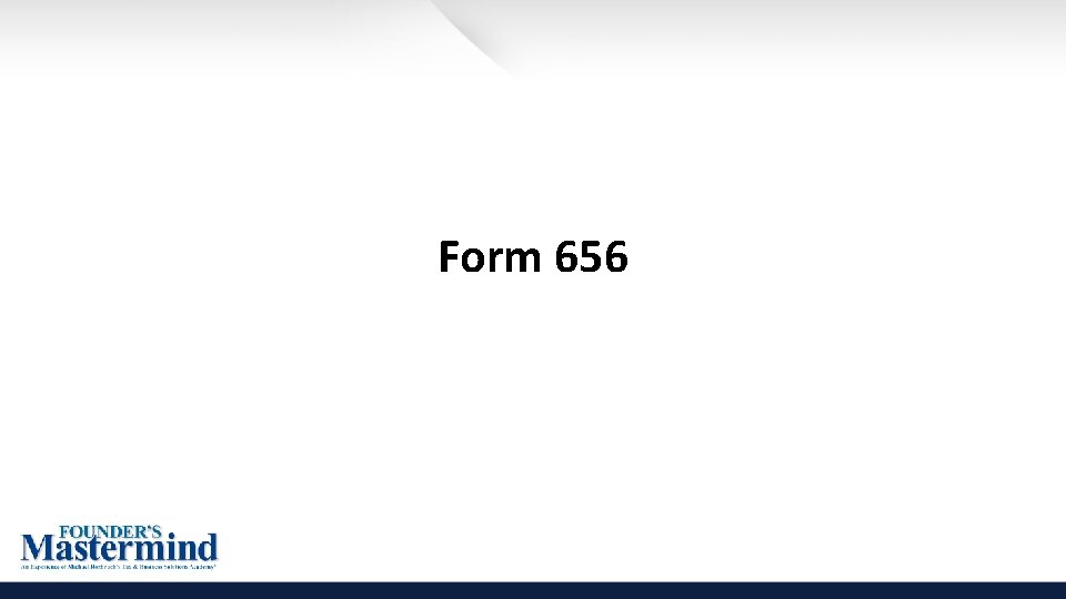 Form 656 