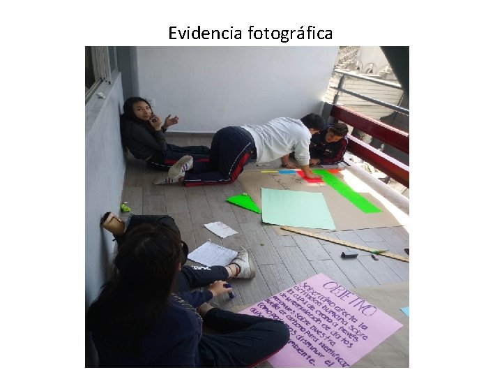 Evidencia fotográfica 