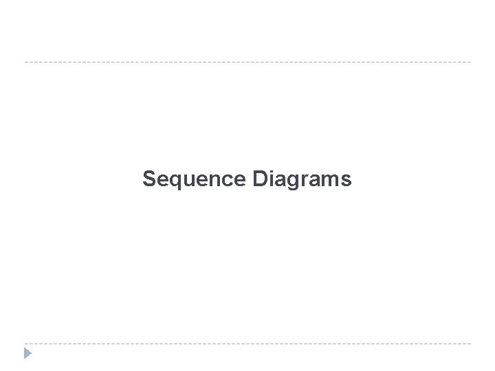 Sequence Diagrams 