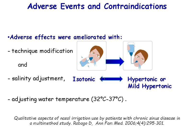 Adverse Events and Contraindications • Adverse effects were ameliorated with: - technique modification and Adverse Events and Contraindications • Adverse effects were ameliorated with: - technique modification and