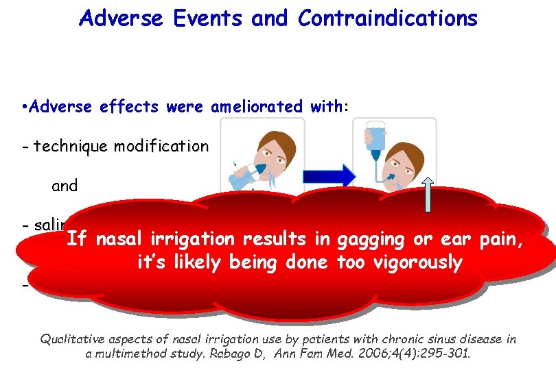 Adverse Events and Contraindications • Adverse effects were ameliorated with: - technique modification and Adverse Events and Contraindications • Adverse effects were ameliorated with: - technique modification and