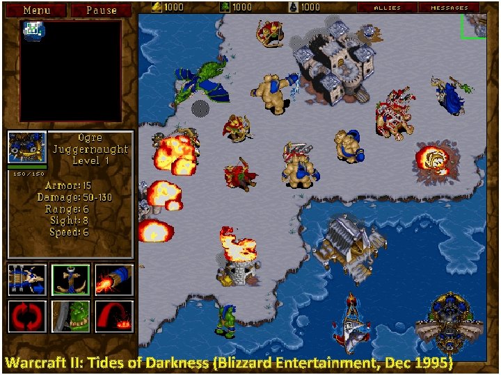 Warcraft II: Tides of Darkness (Blizzard Entertainment, Dec 1995) 