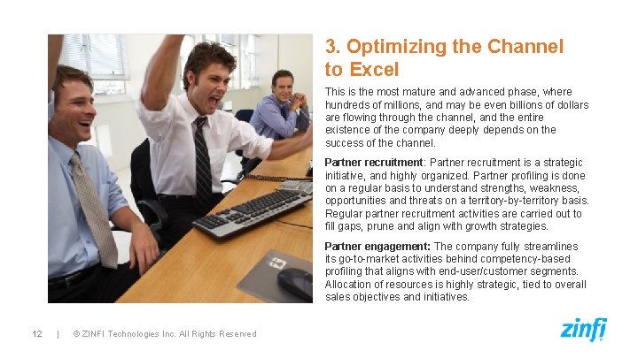 3. Optimizing the Channel to Excel This is the most mature and advanced phase,