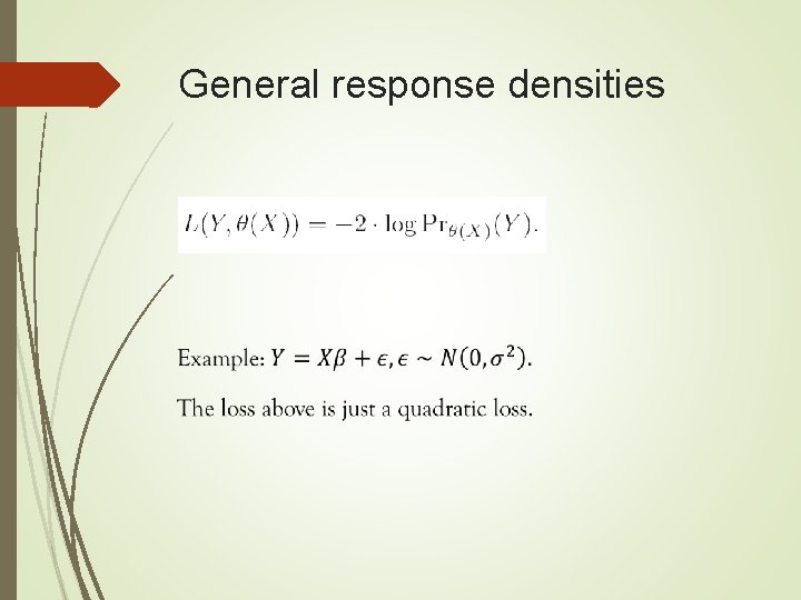 General response densities 