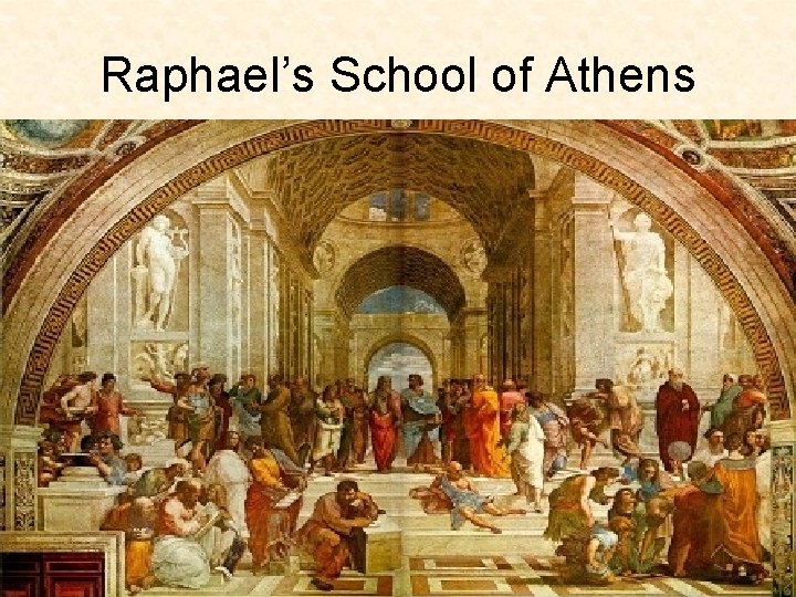 Raphael’s School of Athens 