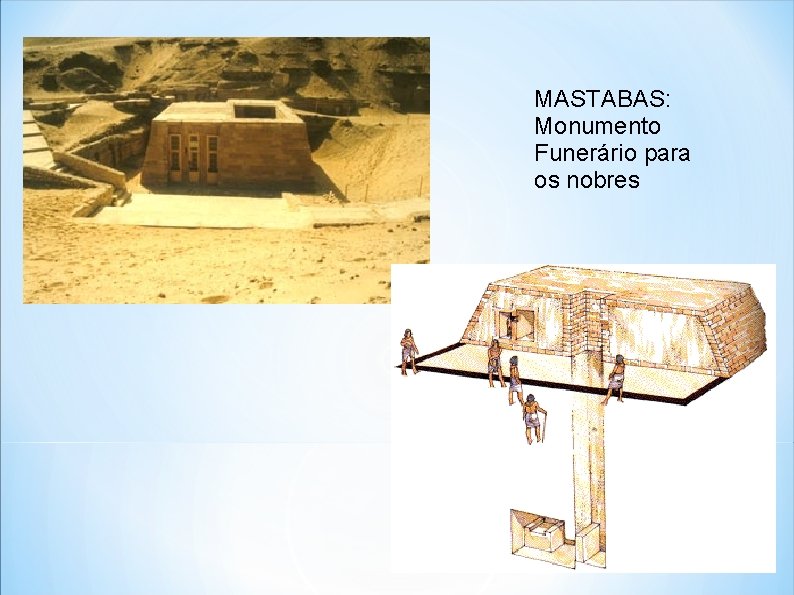 MASTABAS: Monumento Funerário para os nobres 