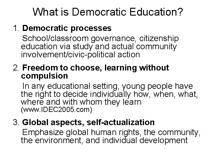 Democratic Classroom Examples School democracy the ideas of Abraham Maslow and